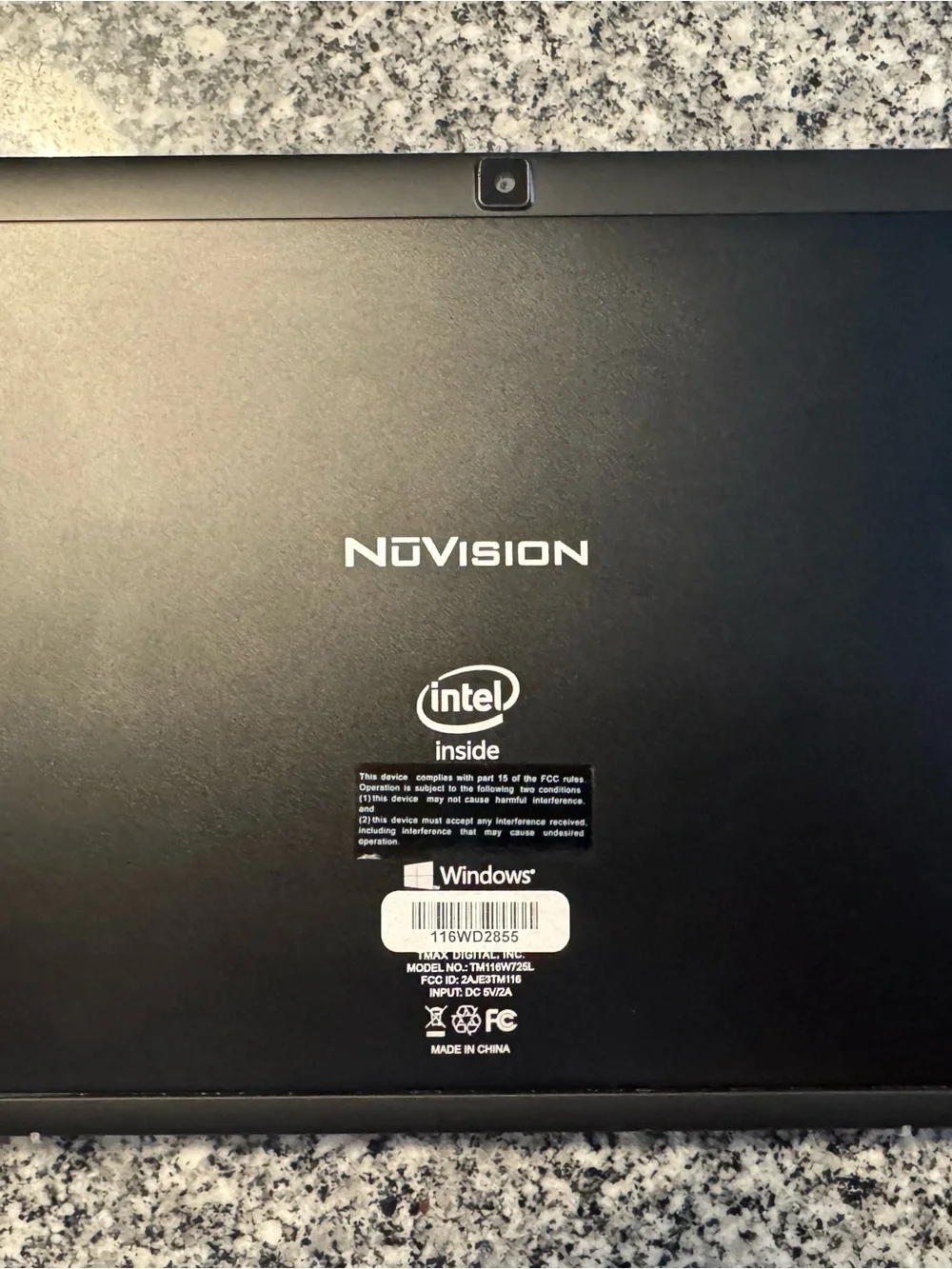 NuVision Duo 11 11.6” 2-in-1 Touchscreen Laptop/Tablet + Keyboard & Webcam